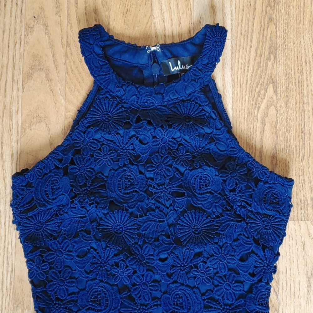 💥6 for $20💥Lulu's crochet bodycon dress - Picture 3 of 9